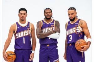 美媒晒布克+格林+狄龙定妆照：谁能阻挡太阳的新三巨头？