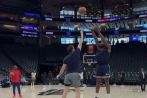 机器人般精准！快船官方晒小卡投篮训练视频：弹无虚发